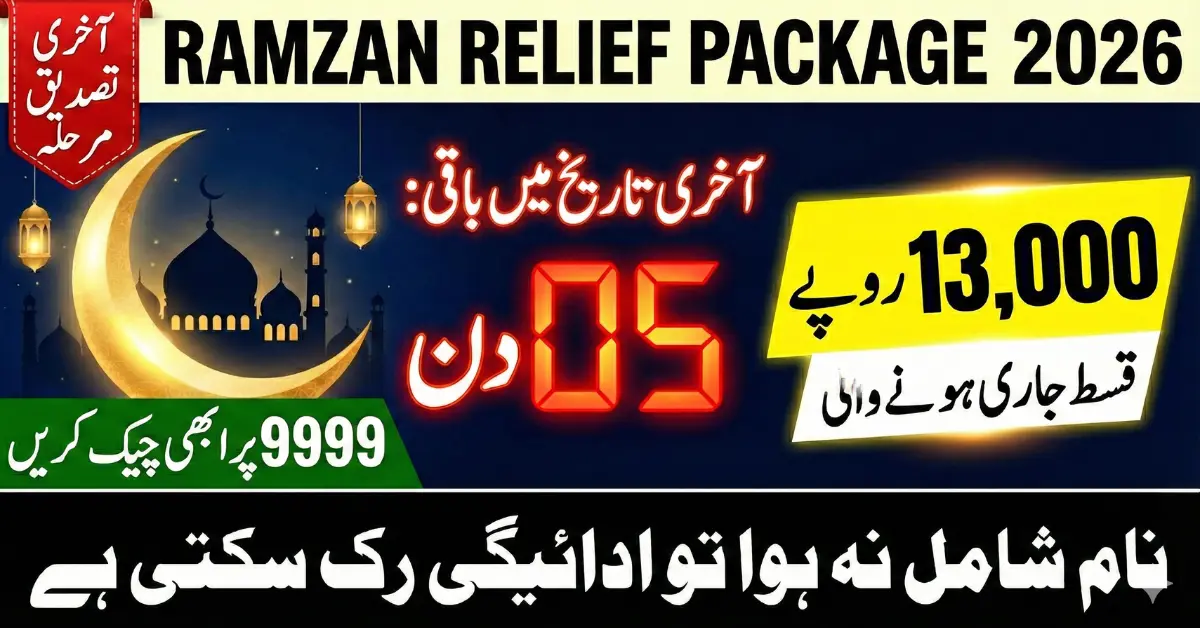 March 2026 Ramzan Relief Package Guide Beneficiary List and Status Check Explained