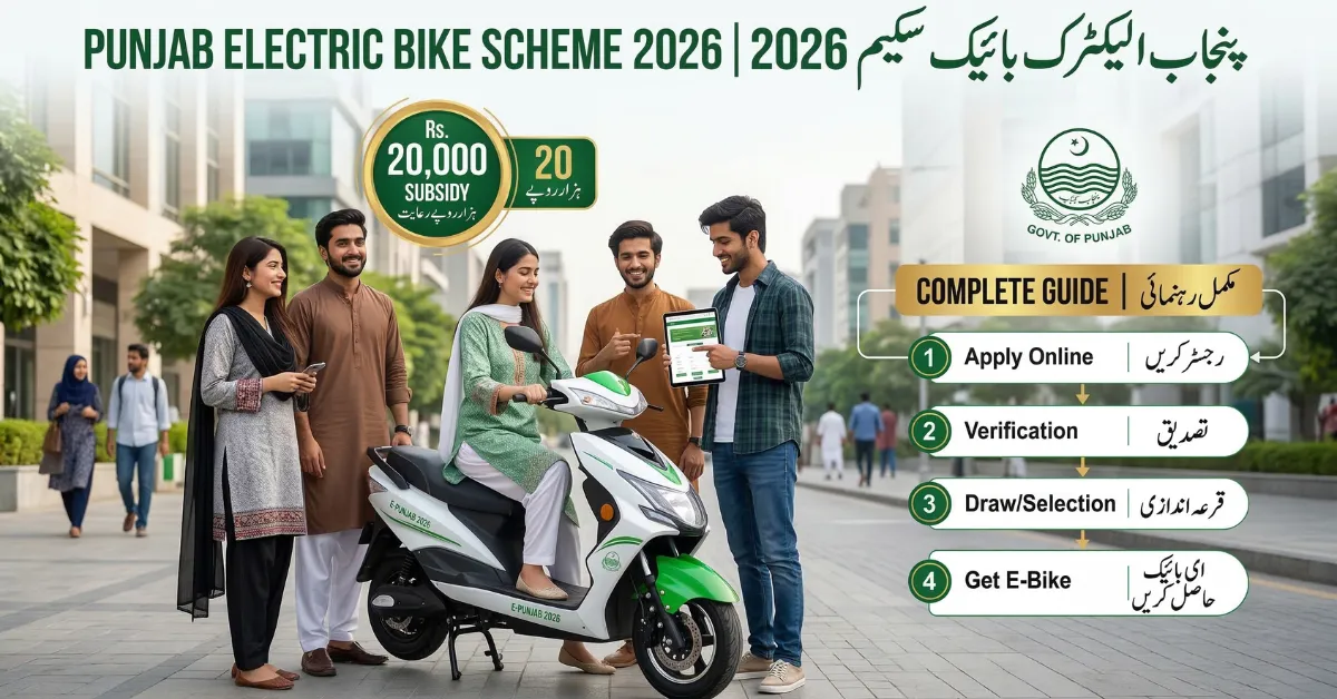 Punjab Electric Bike Scheme 2026 Get Rs. 20,000 Subsidy – Complete Guide