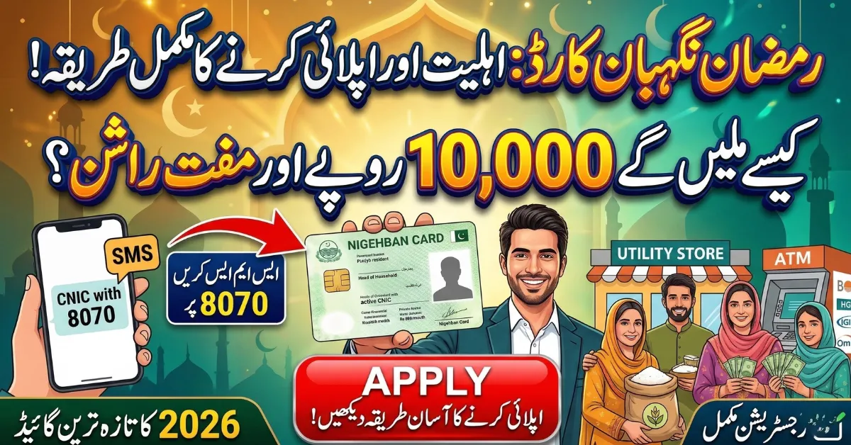 Ramadan Nigehban Card 2026 Activation Process, Eligibility & Usage Guide